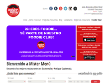 Tablet Screenshot of mister-menu.com